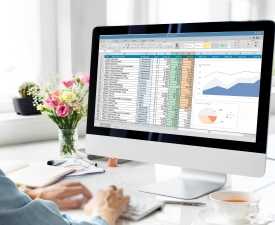 Data Information Report Statistics Strategy Concept