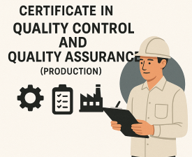Certificate in Quality Control and Quality Assurance (Production)