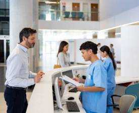 Online Course Certificate in Hospital Front Desk Assistant